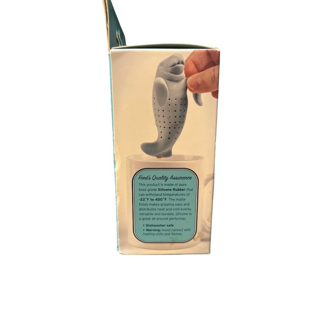 Fred & Friends "Manatea" Silicone Tea Infuser Fun & Functional - Picture 4 of 4
